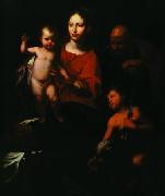 Bernardo Strozzi Holy Family with St. John the Baptist oil painting picture wholesale